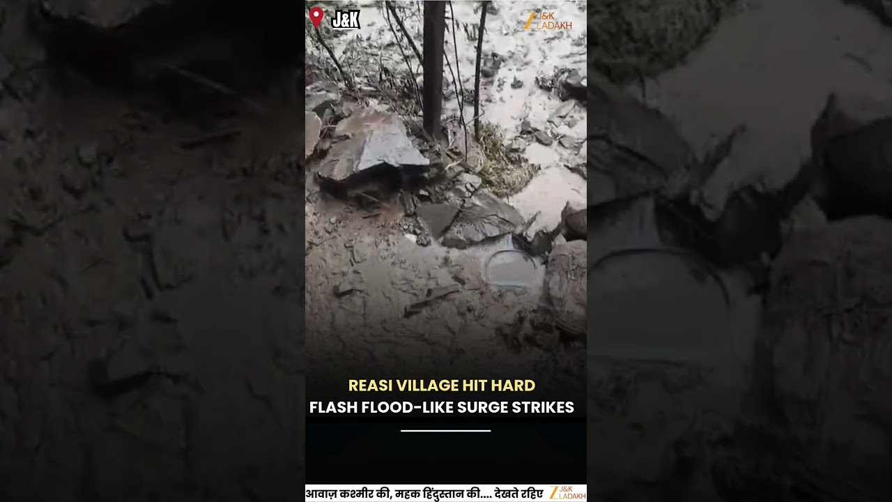 Reasi Weather Alert : Flash Flood-Like Situation Reported in Mahore's Batohi Village | ZeeJKL