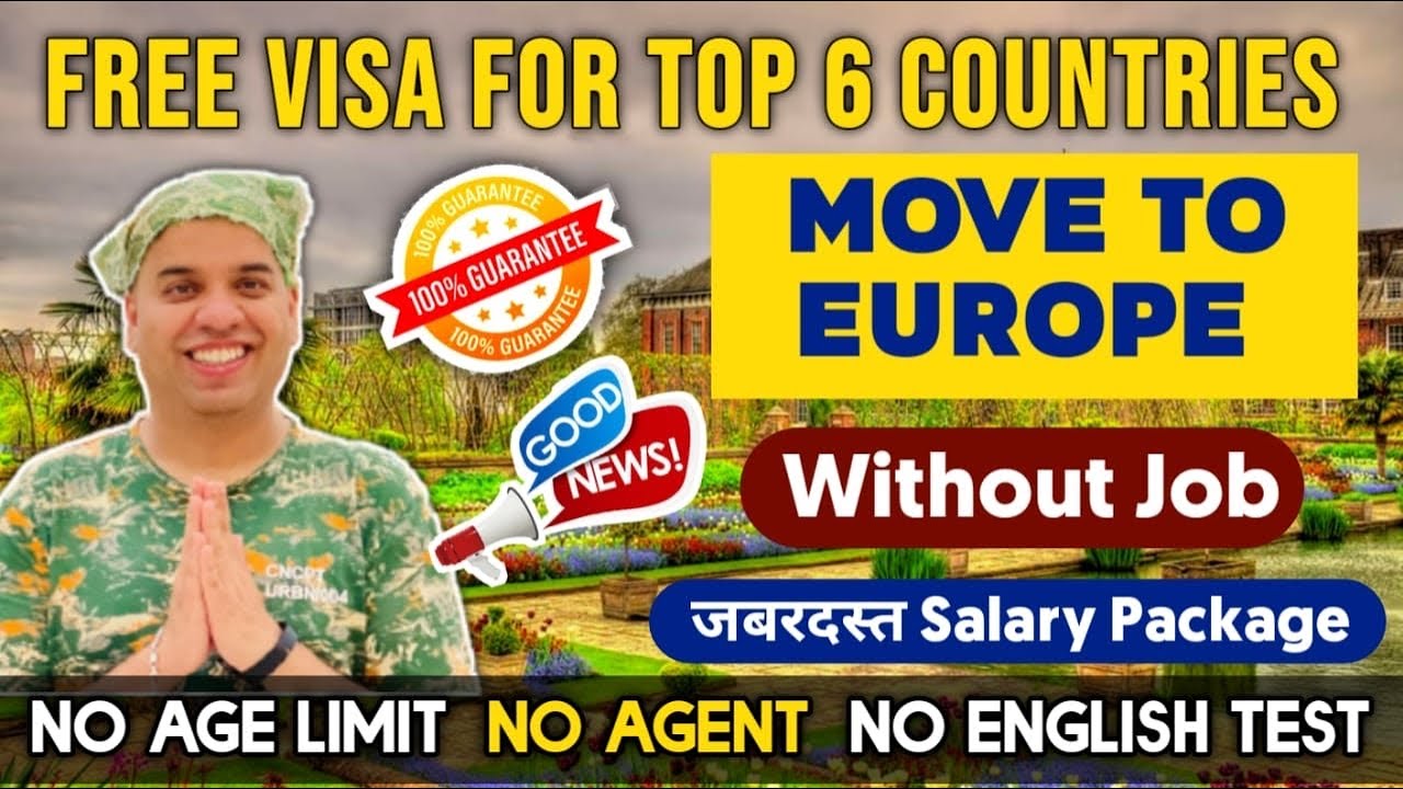 Top 6 Europe Country move without Job Offer | Job Seeker Visa