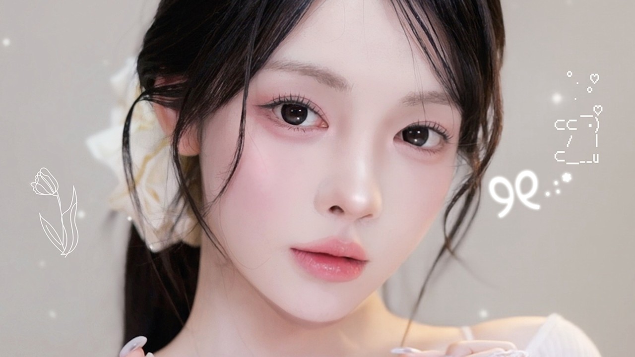 올영 쇼핑 잔뜩 해옴⸝⸝⸝♡언박싱하면서 청순 핑크메이크업