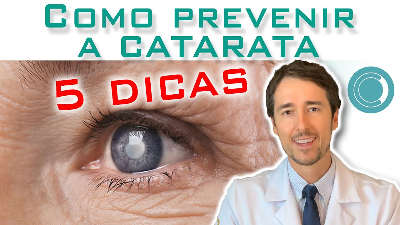 Dicas para ajudar a prevenir catarata.