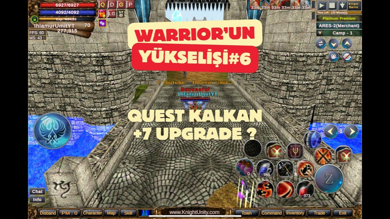 Warrior'un Yükselişi#6 I Quest Kalkan +7 Upgrade l Gem Kırdık l @NowaOnlineWorldOfficial