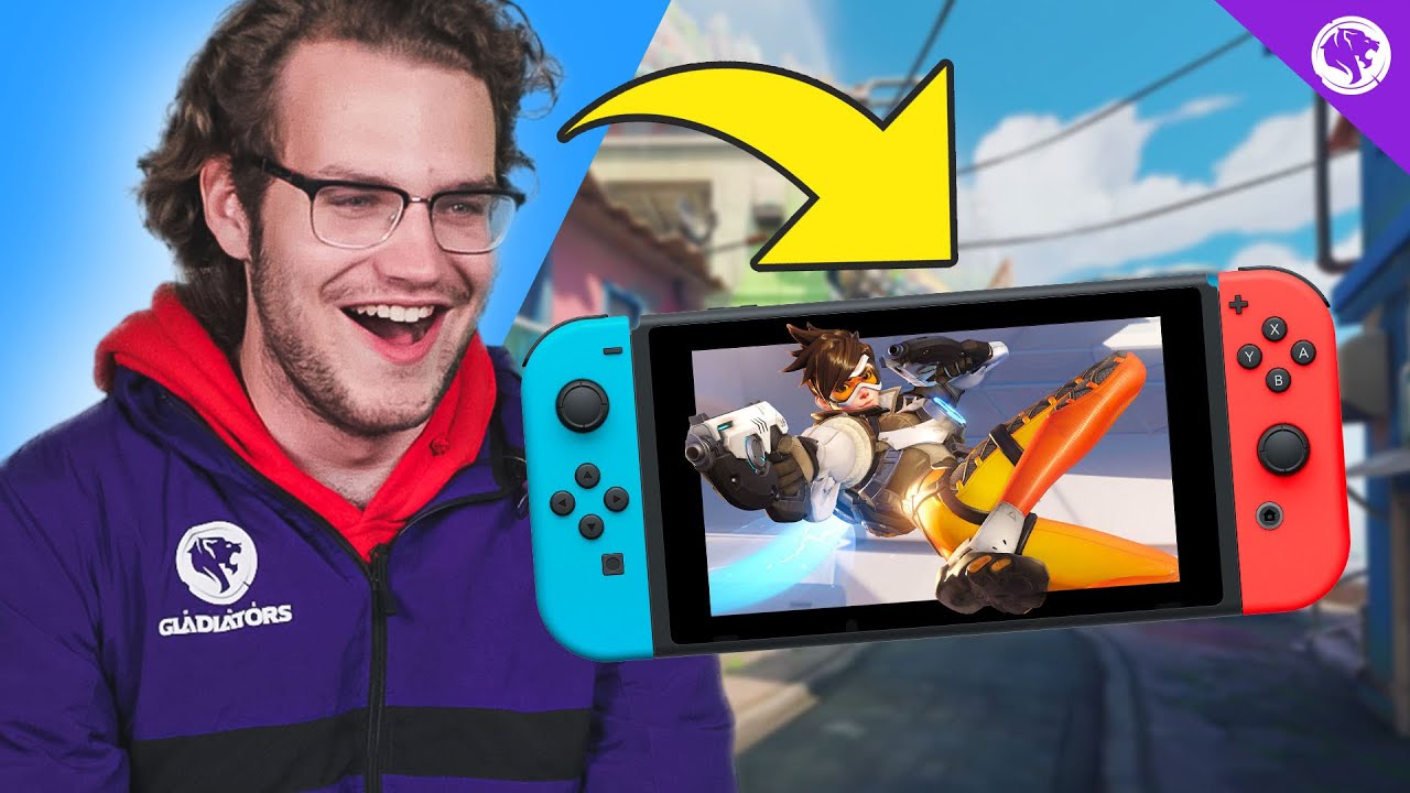 We tried to play Overwatch on the Switch - LA Gladiators