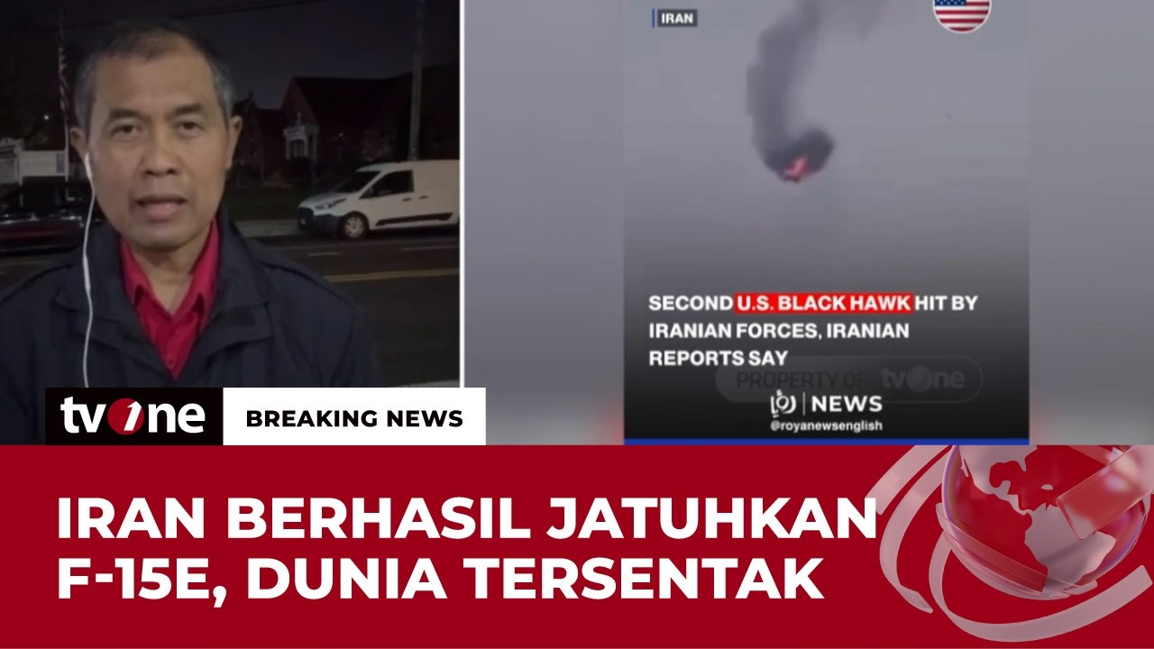 [BREAKING NEWS] Senjata Canggih Iran Berhasil Jatuhkan Pesawat F-15 E Milik AS | tvOne
