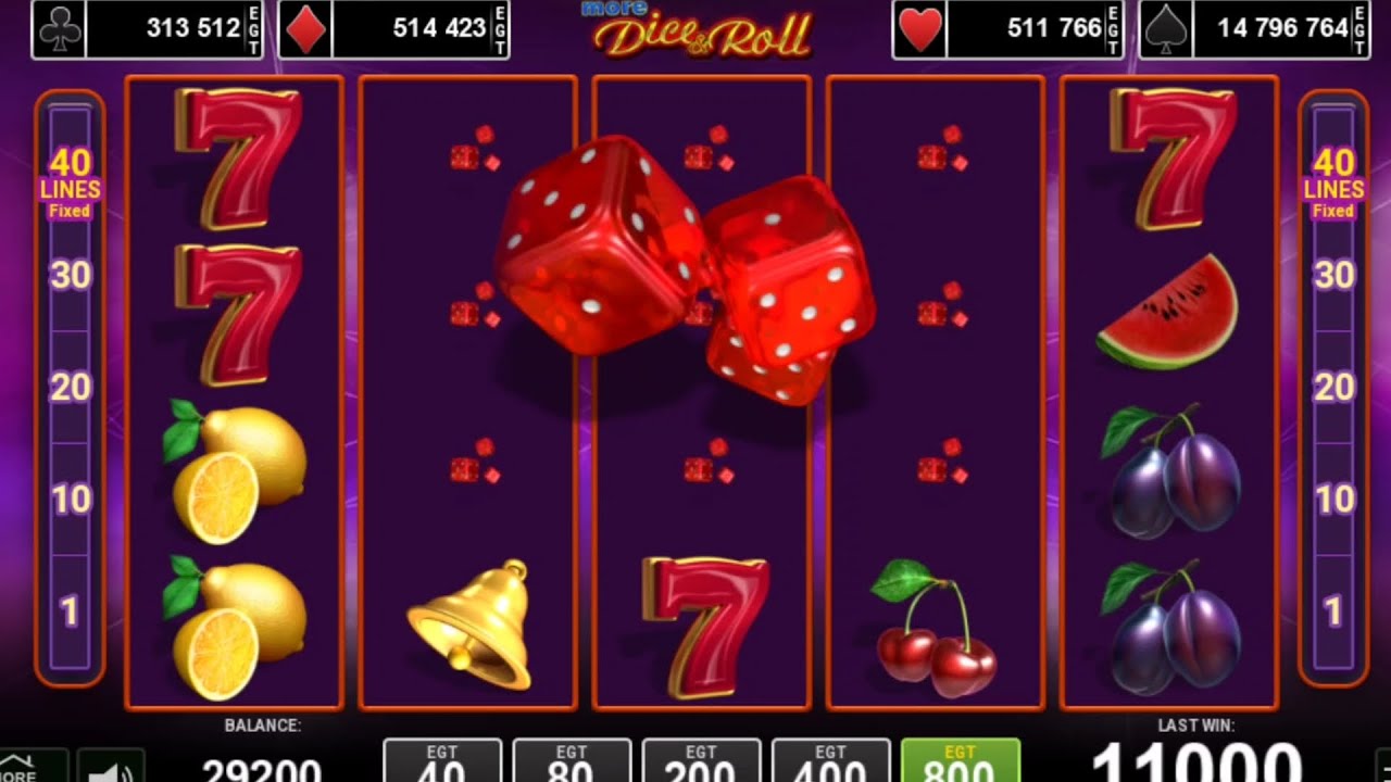 40 Dice and Roll-Egt-Big Wins