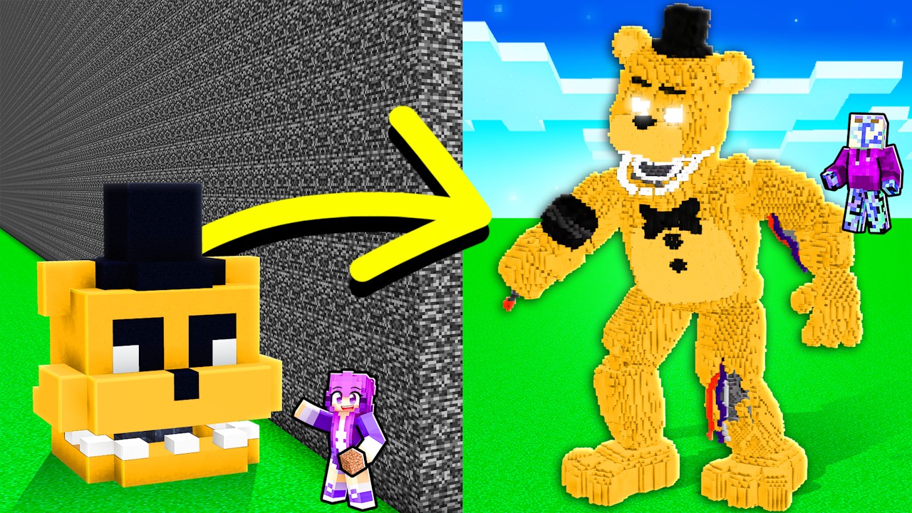 I Cheated with FNAF in Minecraft Build Battle!
