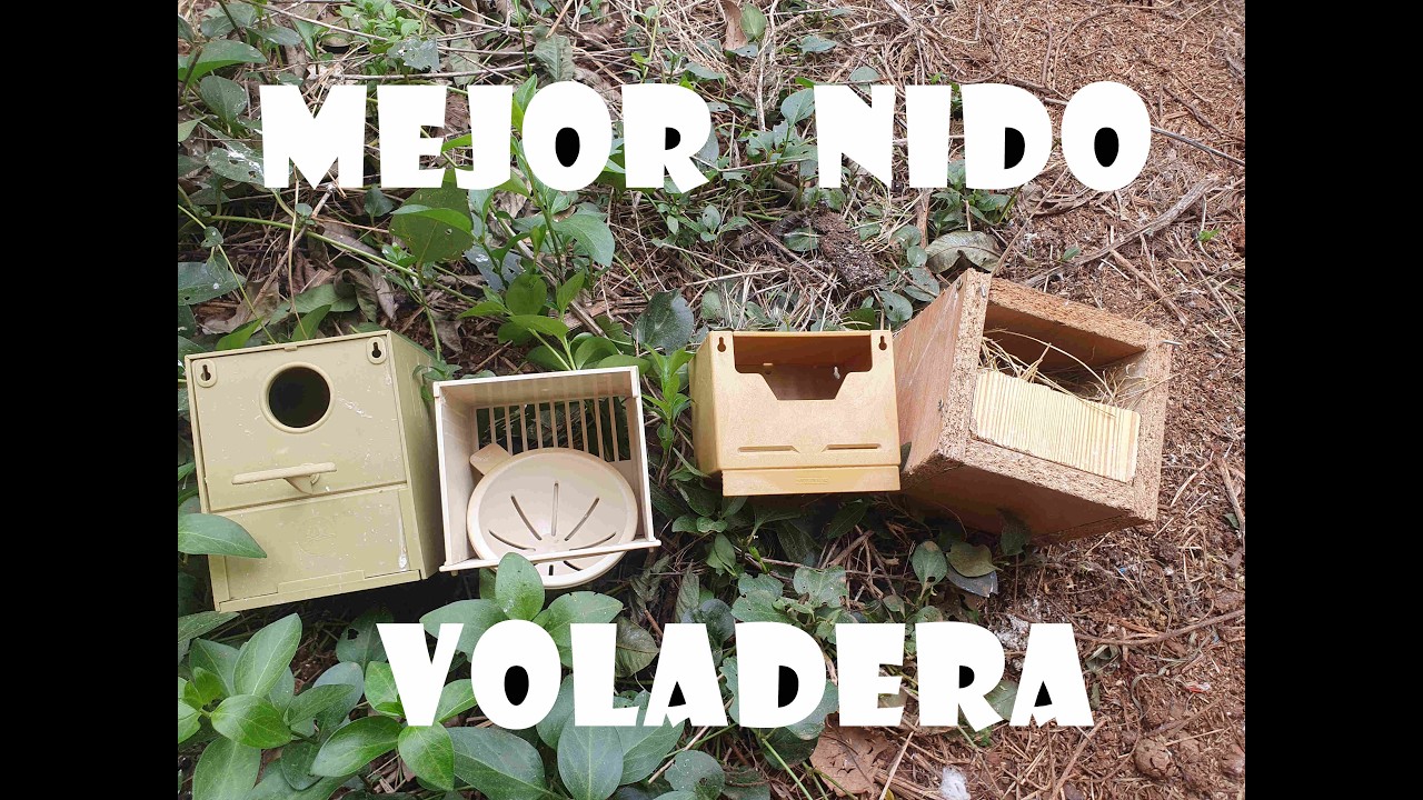 El  mejor nido para  tus pájaros en la voladera