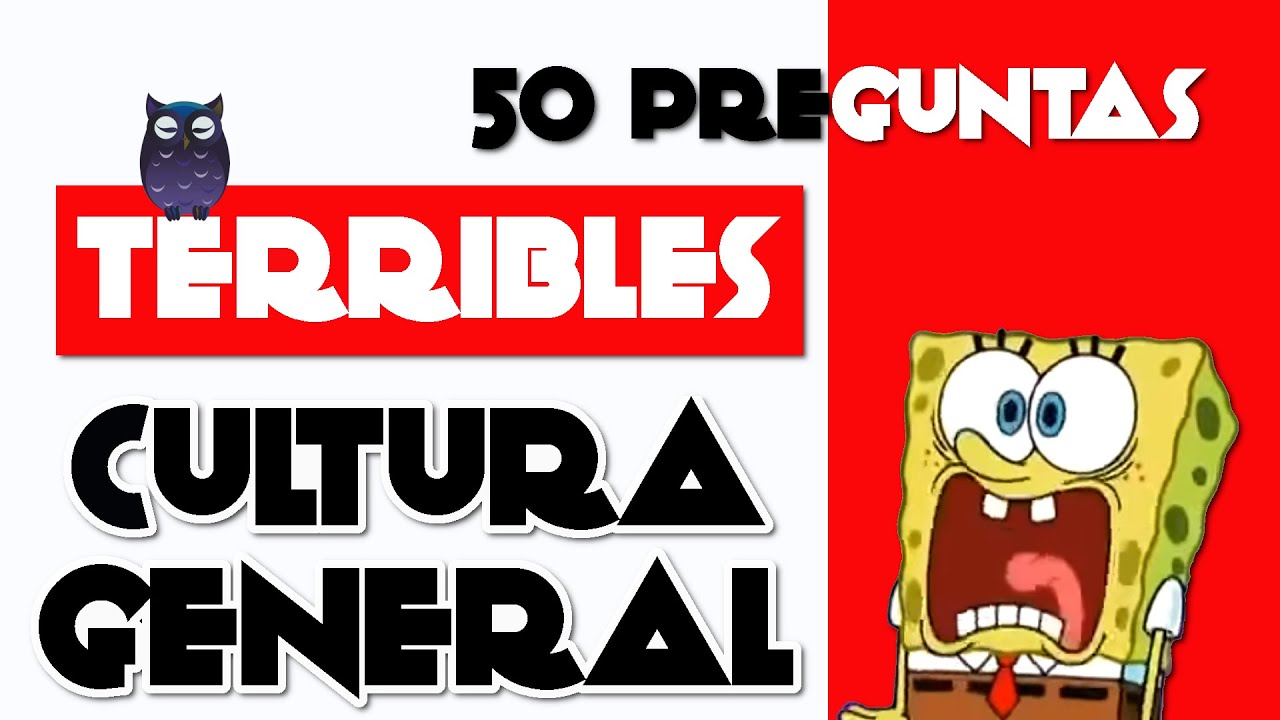 TEST DIFÍCIL de CULTURA GENERAL 😈 AVANZADOS y EXPERTOS 🥇 TRIVIA / EXAMEN / QUIZ Saber es Poder 🦉