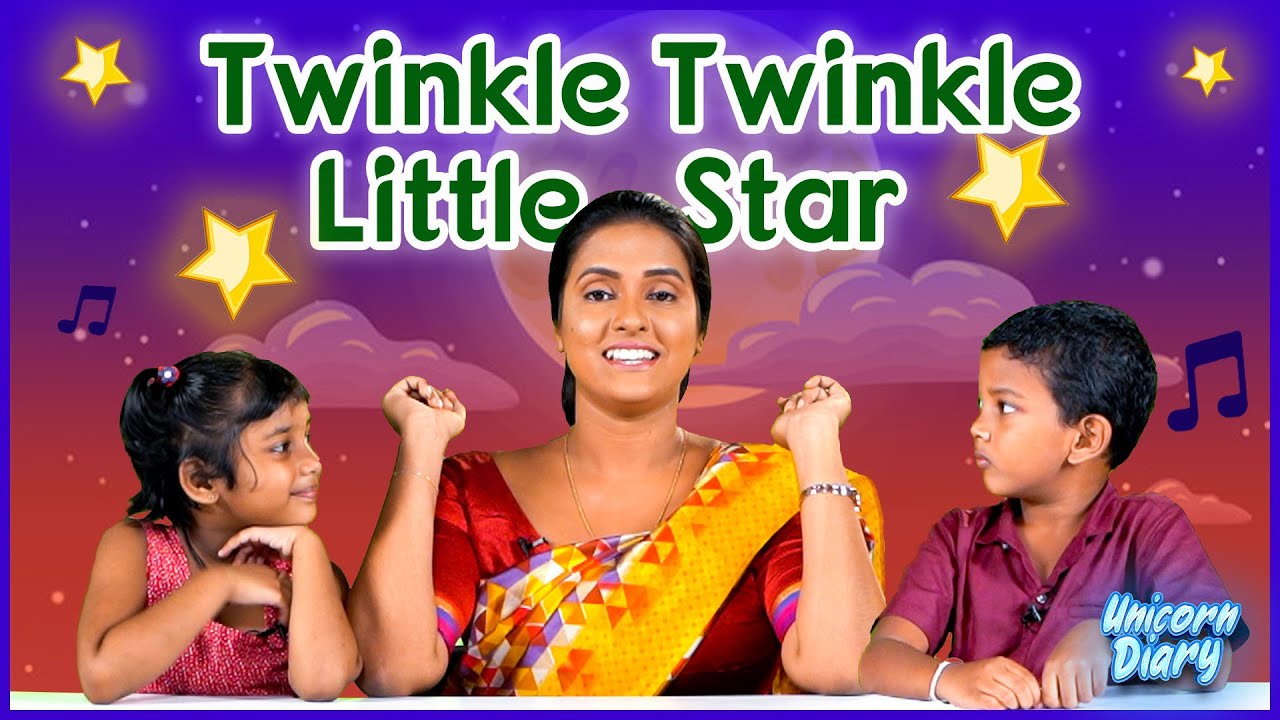 Twinkle Twinkle Little Star | English Rhymes | Unicorn Diary