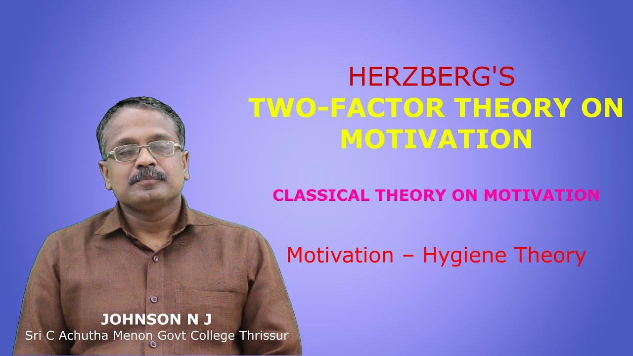 HERZBERG'S TWO FACTOR THEORY ON MOTIVATION