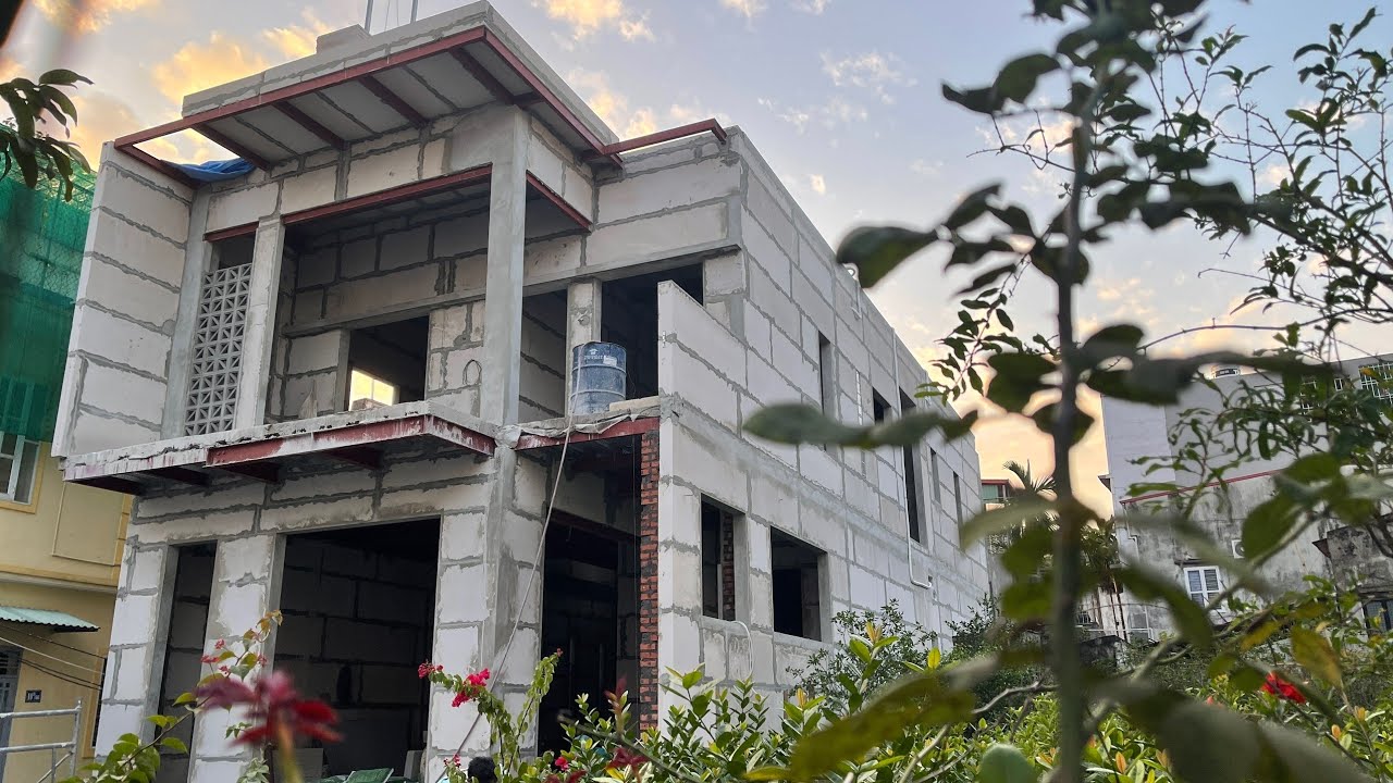 Nhà khung thép bê tông khí EPANEL kiến trúc Châu Âu tại Hải Phòng - P1