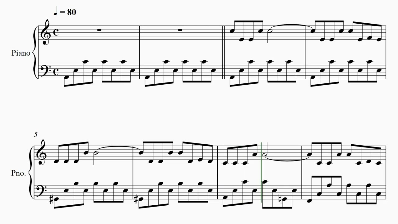 Love Story  - Francis Lai | Piano Sheet Music