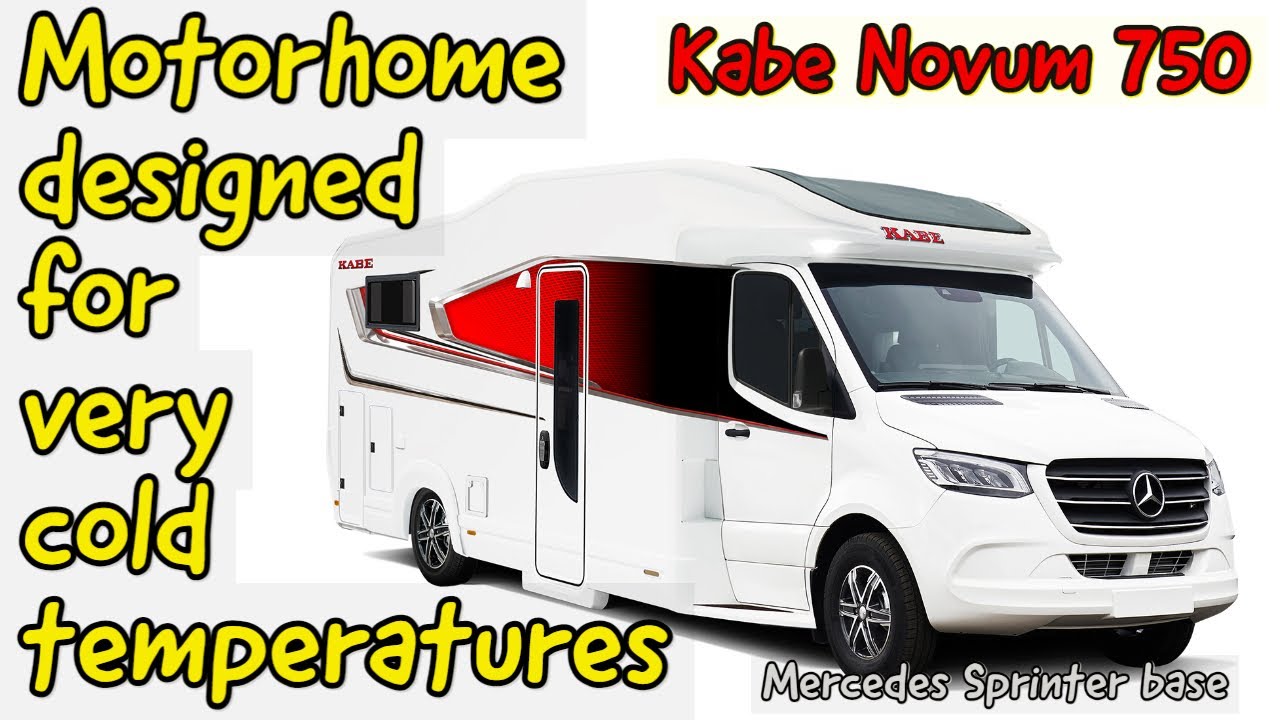 Extreme winter RV. Kabe Novum 750 LGB