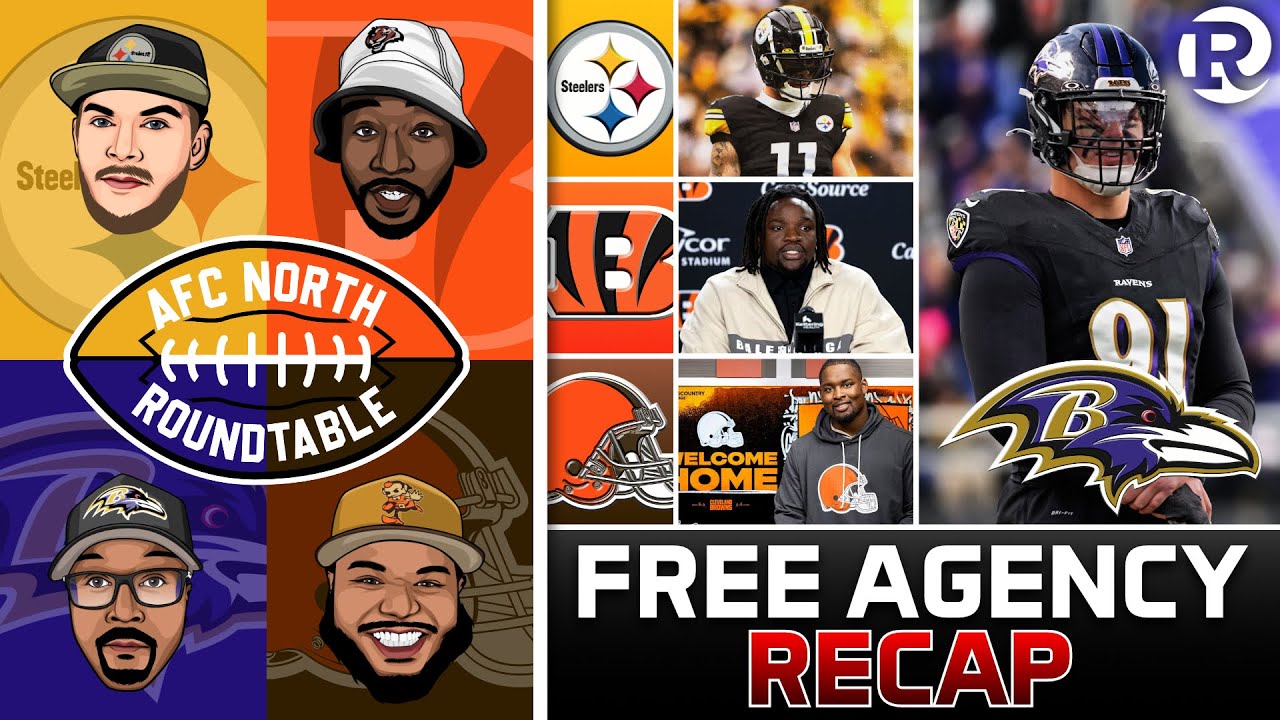 💵 AFC North Roundtable | 2026 Free Agency RECAP