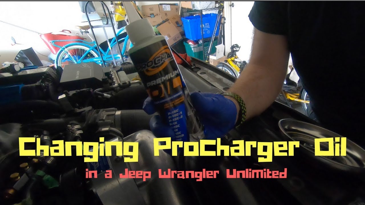 How to change the oil in a Procharger Supercharger (Jeep)