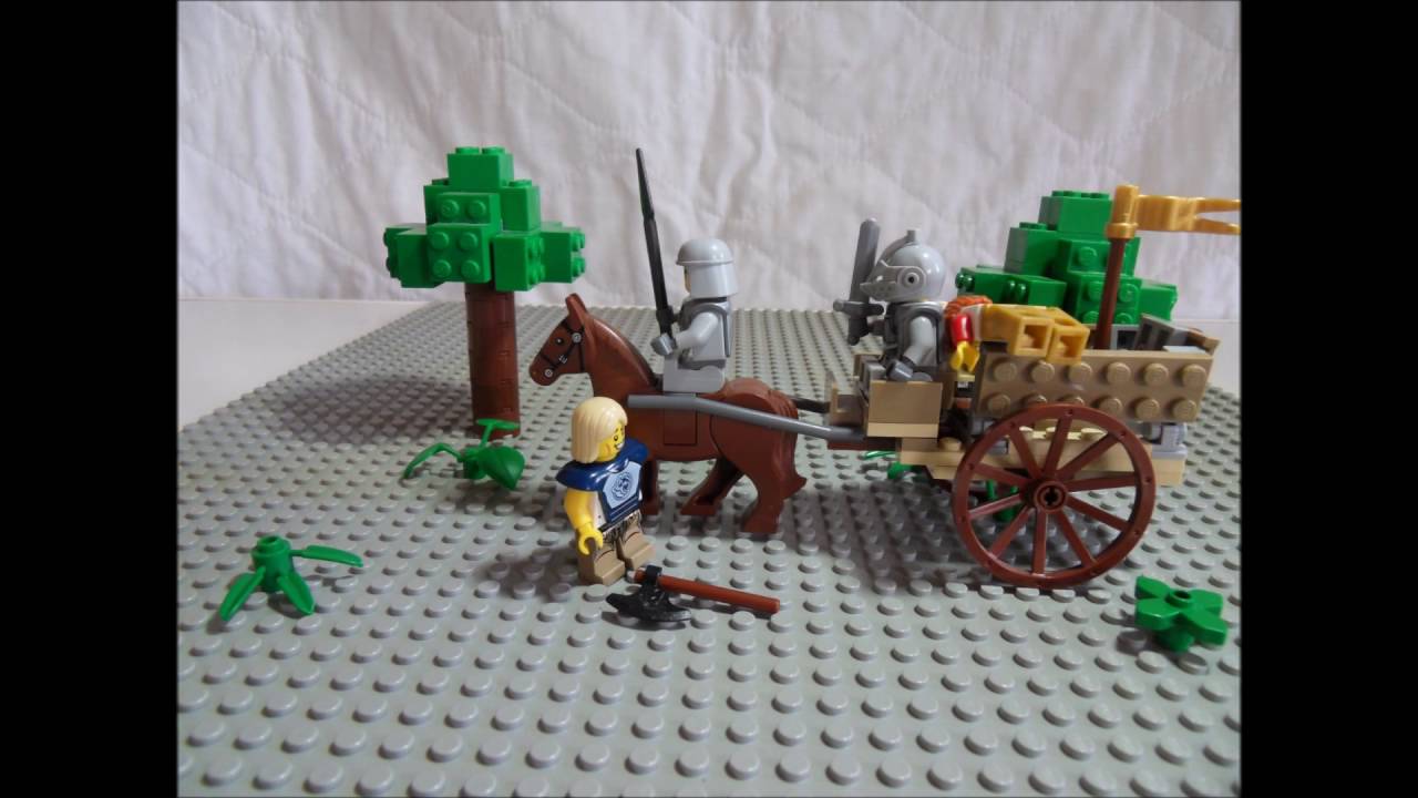 Hercules vs Nemean Lion (LEGO Stop-Motion Animation)