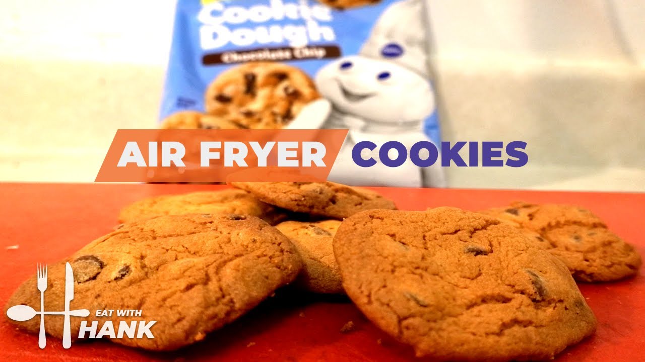 Easy 8 Min Pillsbury Chocolate Chip Cookies Made in an Air Fryer