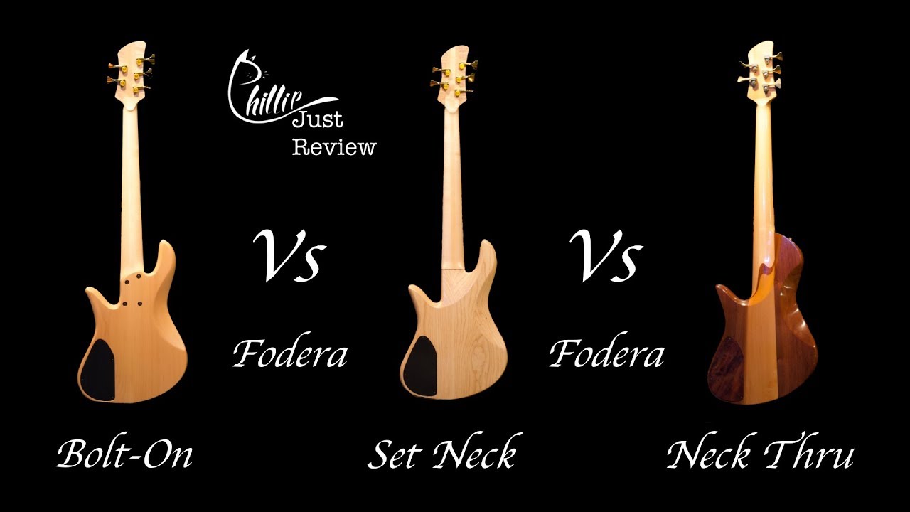 Fodera  -  Bolt-on vs Set Neck vs Neck Thru