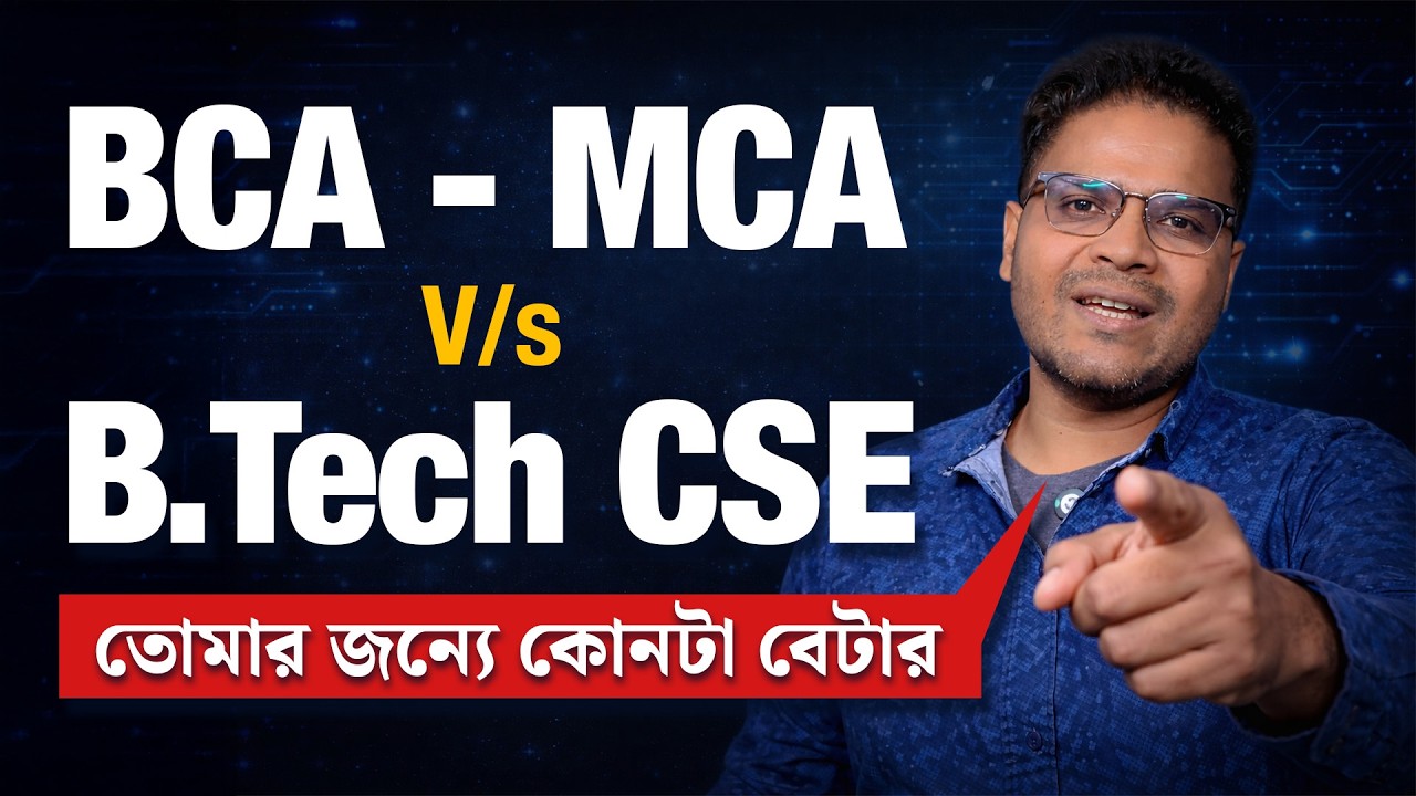 BCA–MCA vs B.Tech CSE | Which Career Is Really Better in 2026?