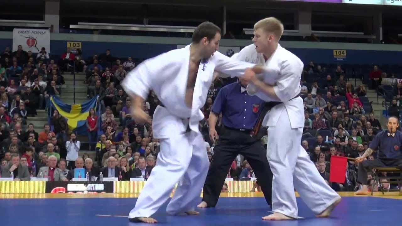 【新極真会】The 5th Karate World Cup MEN HEAVY WEIGHT Quarterfinal 1 Kubilius vs. Artyushin