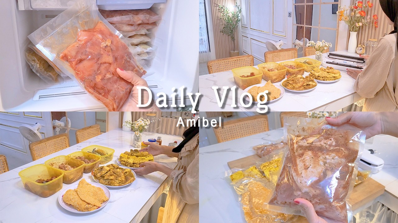 Vlog I Ramadhan Meal Prep 2026 - Part 2 I Protein Stock Recipe