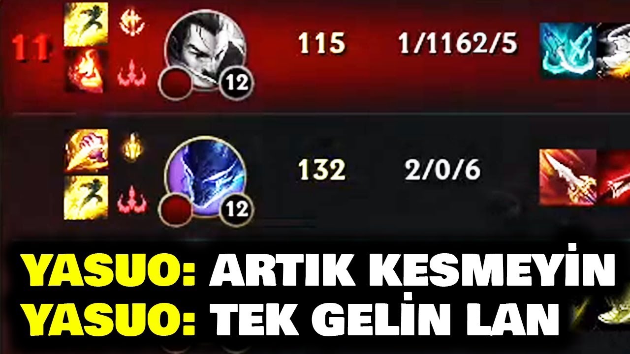 LoL ama TEK HEDEF YASUO | Demir Dünyası