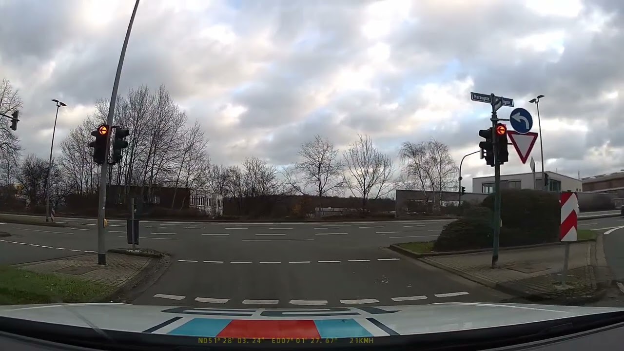 Prüfungsfahrt / Strecke Essen Stoppenberg und Kray