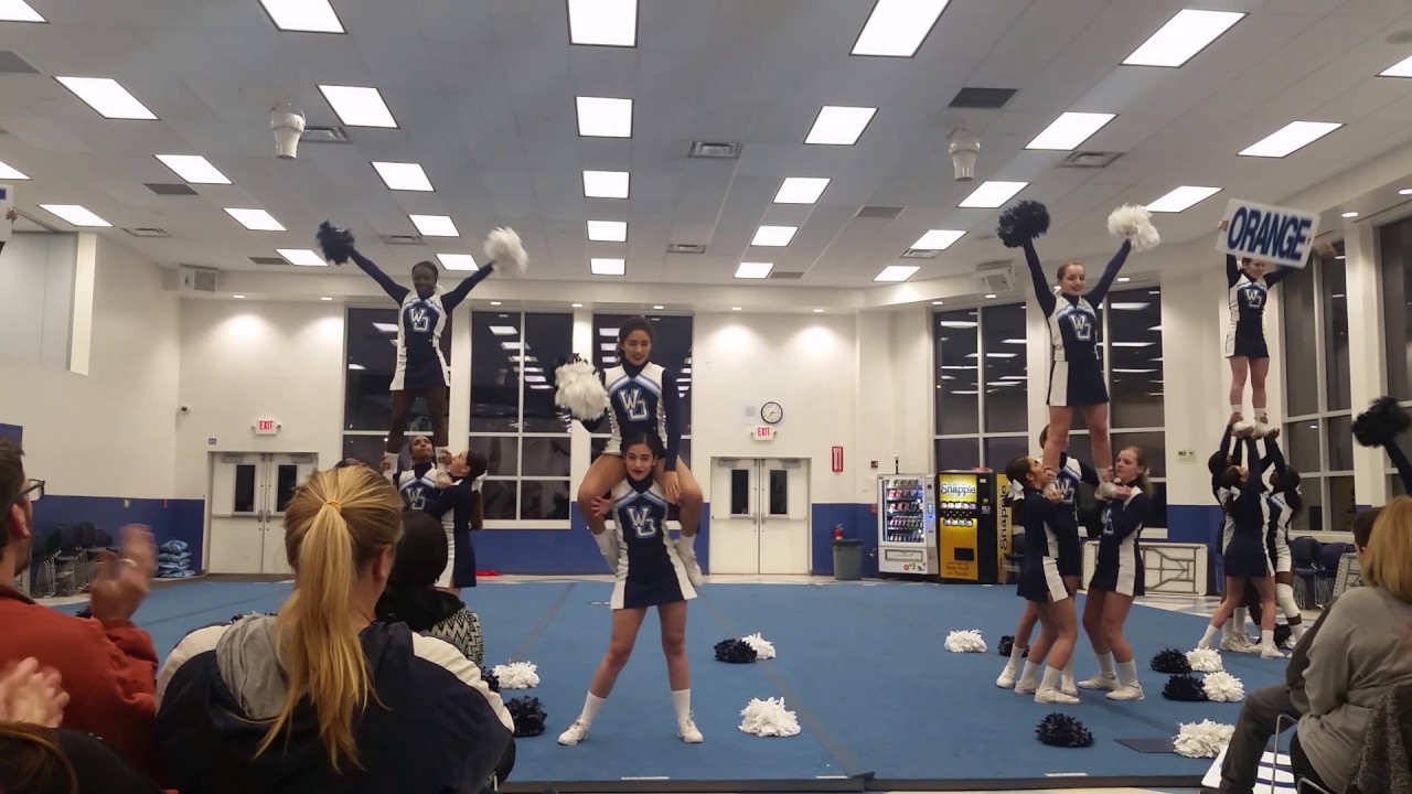 2016-17 WOHS Varsity Cheerleaders' Gameday Routine (MY MOST VIEWED VIDEO)