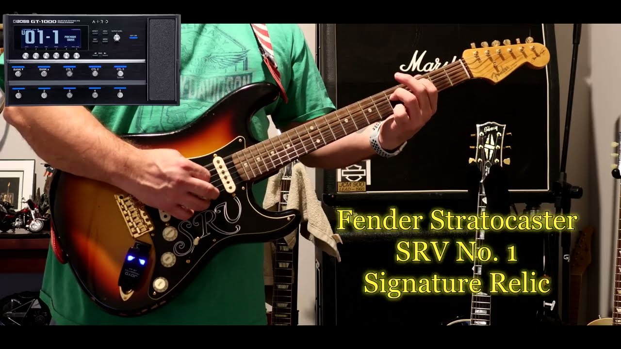 Сравнение гитар (Fender Gibson ESP): игра риффа из Welcome Home Sanitarium на Boss GT-1000.