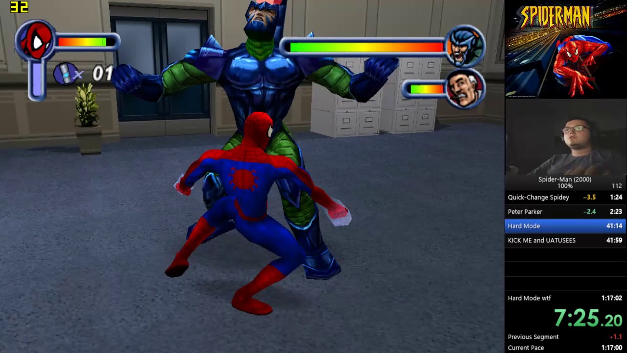 Spider-Man 2000 100% Speedrun 1:16:40
