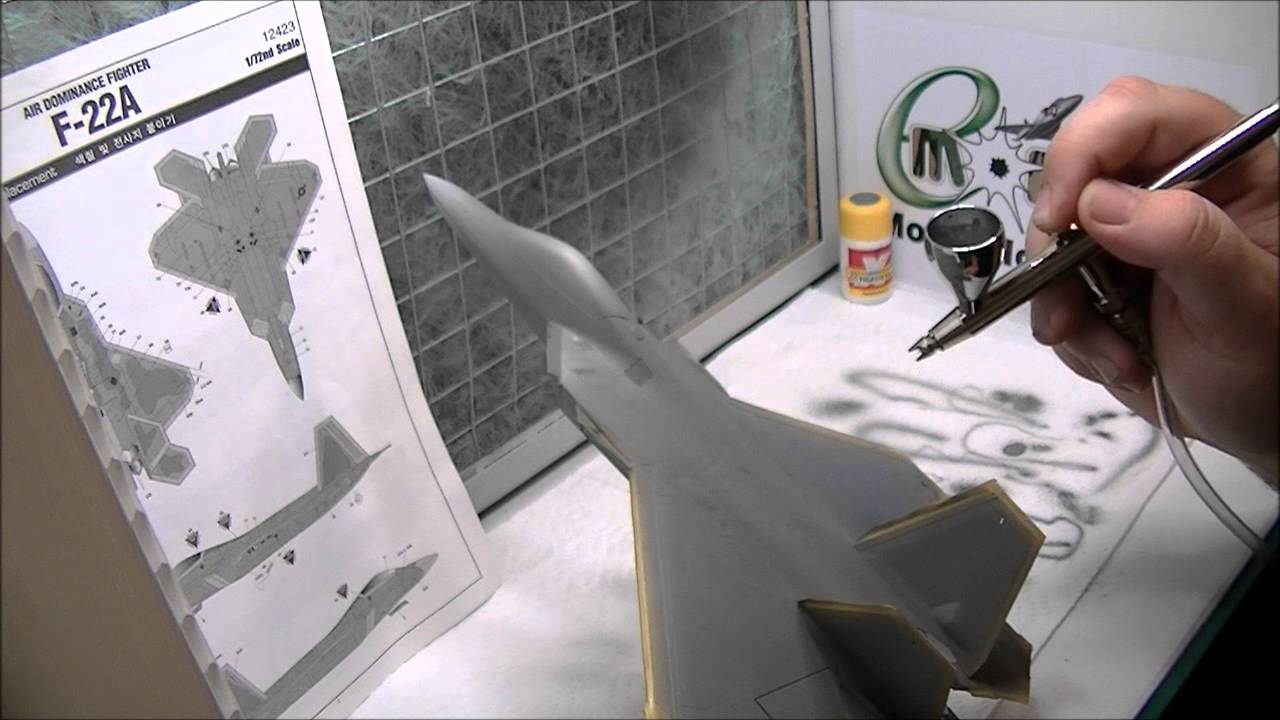 Academy 1/72 F/A-22A Raptor # 12423 Part 4