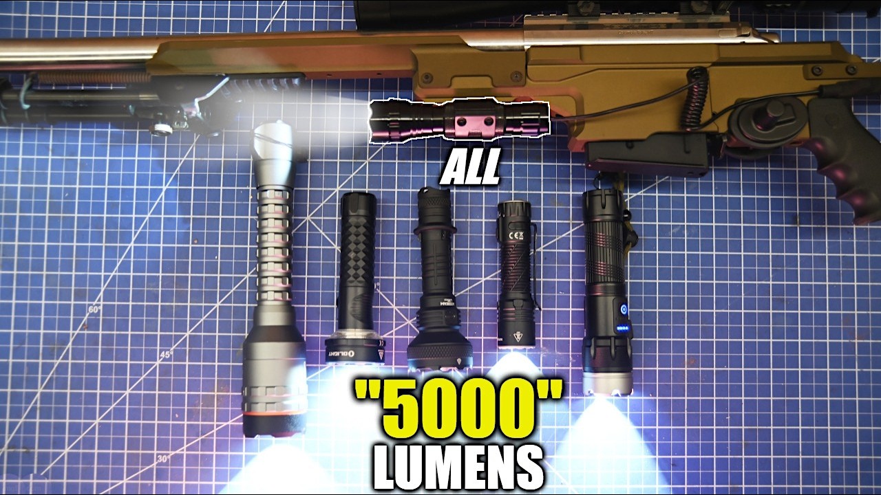 Покупка фонарей «5000» люмен | Новые Olight, AceBeam и другие