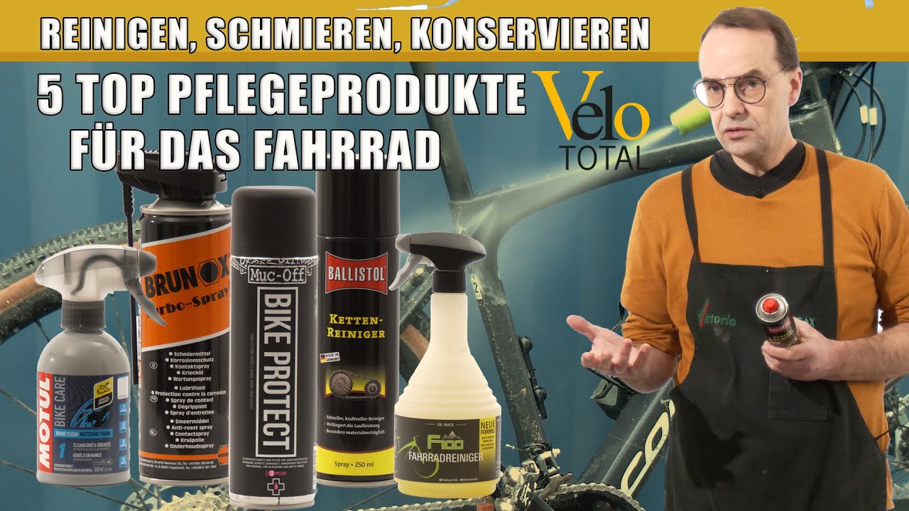 Reinigen, schmieren, konservieren - mit den richtigen Mitteln geht Fahrradpflege ganz einfach.