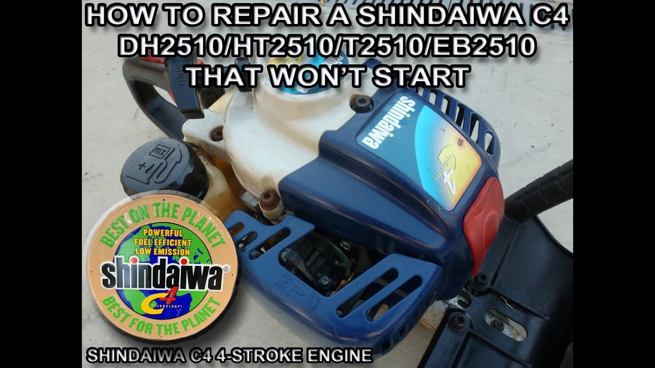 How To Repair A Shindaiwa DH2510 C4 4-Stroke Machine That Won't Start