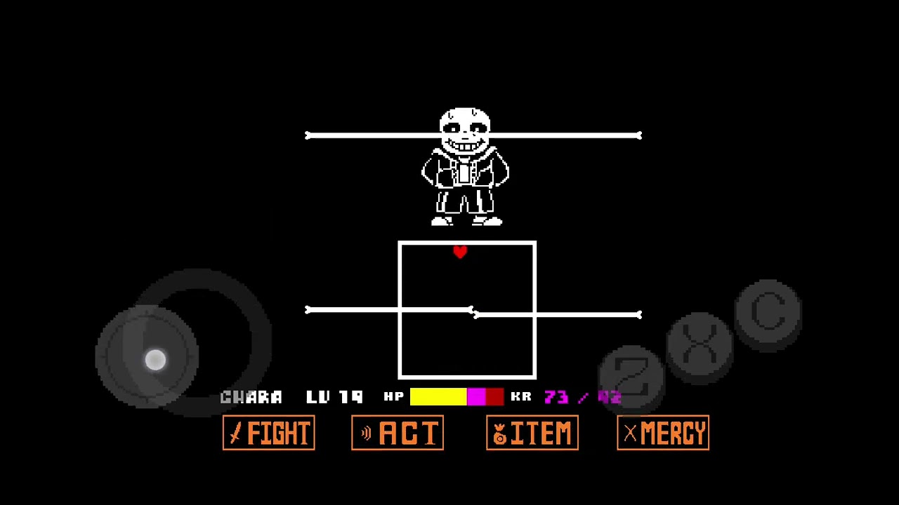 Прохождение Санса на телефоне (UNDERTALE)