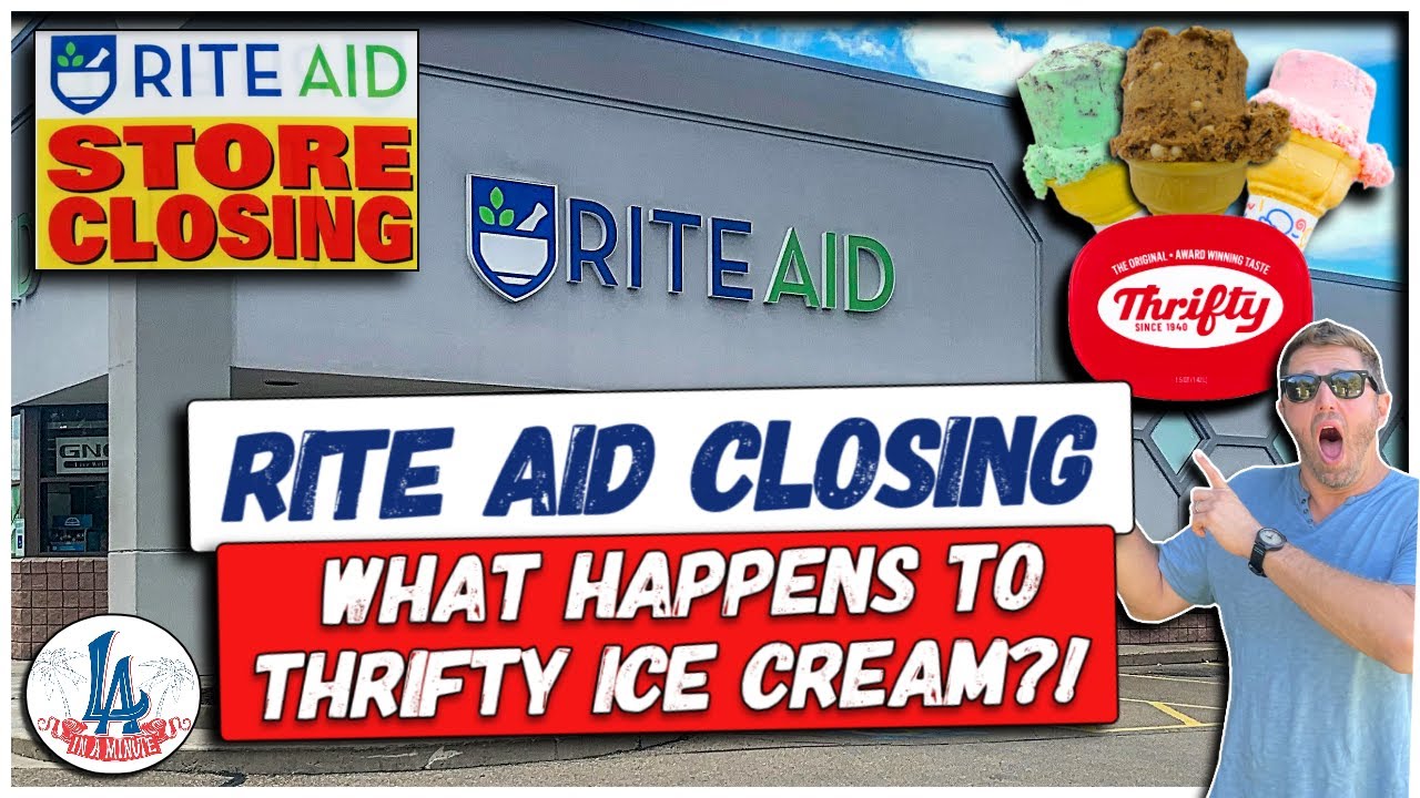 Rite Aid закрывает все магазины: что будет с мороженым Thrifty Ice Cream?!?