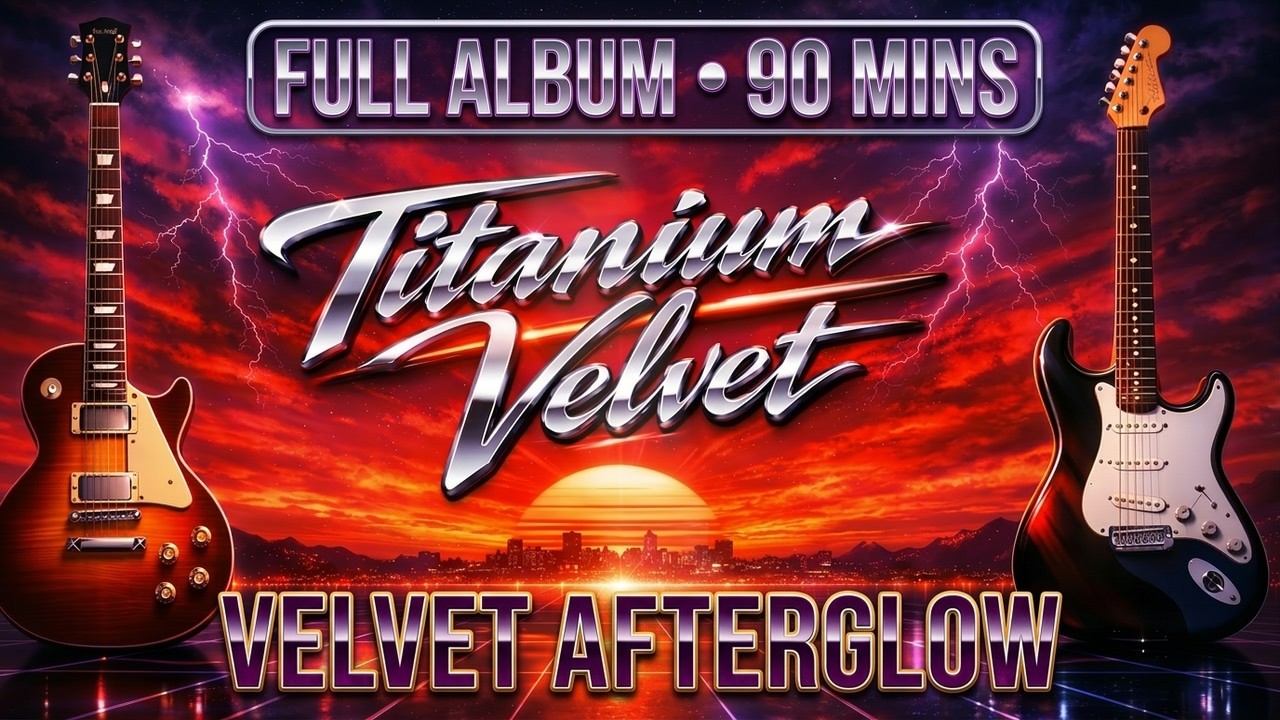 Titanium Velvet - Velvet Afterglow | Modern AOR, Melodic Rock, 80s Retro Rock | Full Album - 90 mins