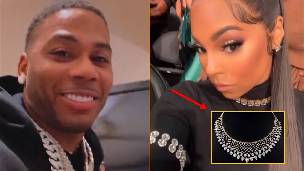 Nelly Gives Diamond Jewelry To Ashanti After Became Couple ‘I’m The Happiest Man In The World Baby’