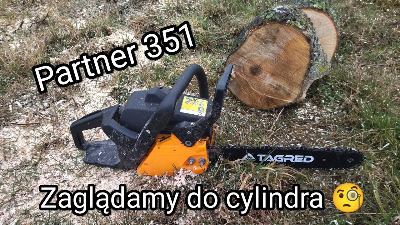 Partner 351 TwT w klonie cylinder sprzęgło  @szymonrekowski#piła #pilarka #test