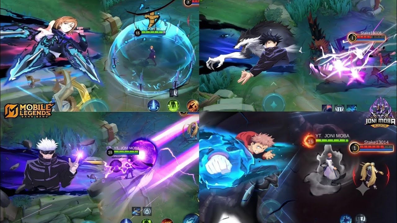 GAMEPLAY REVAMP SKIN JJK : YIN SKIN JUJUTSU KAISEN, MELISSA, XAVIER & JULIAN - MOBILE LEGENDS 