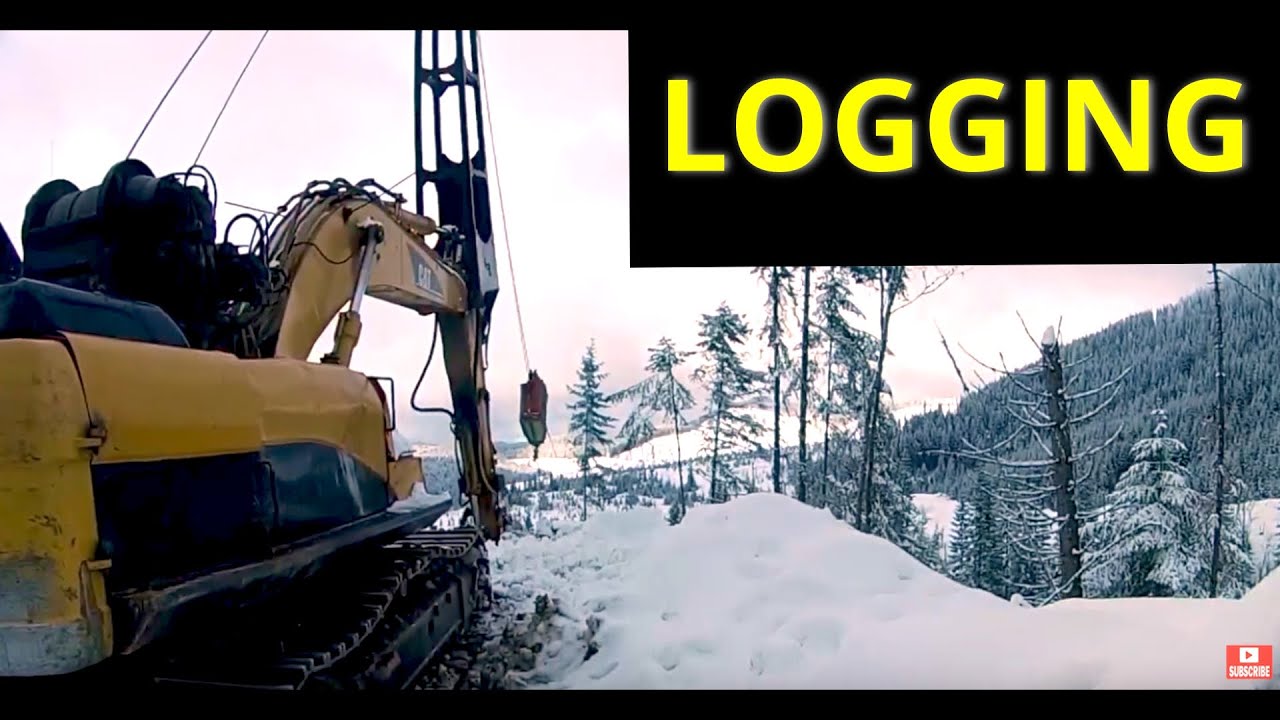 Potlatch Gypo Cable Logging | Idaho Winter | Skyline | Eagle Carrier