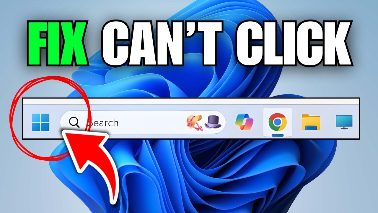 How To Fix Can't Click On Start Menu In Windows 11