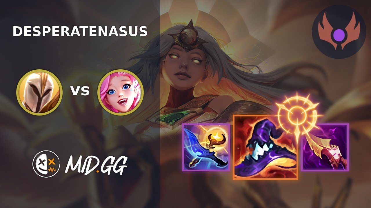 MID.GG: [ DesperateNasus ] Kayle MID vs Seraphine | EUW MASTER | LOL Season 2026