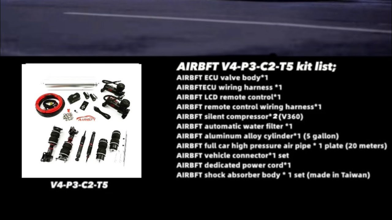 AIRBFT Air Suspension All Information Complete Setup