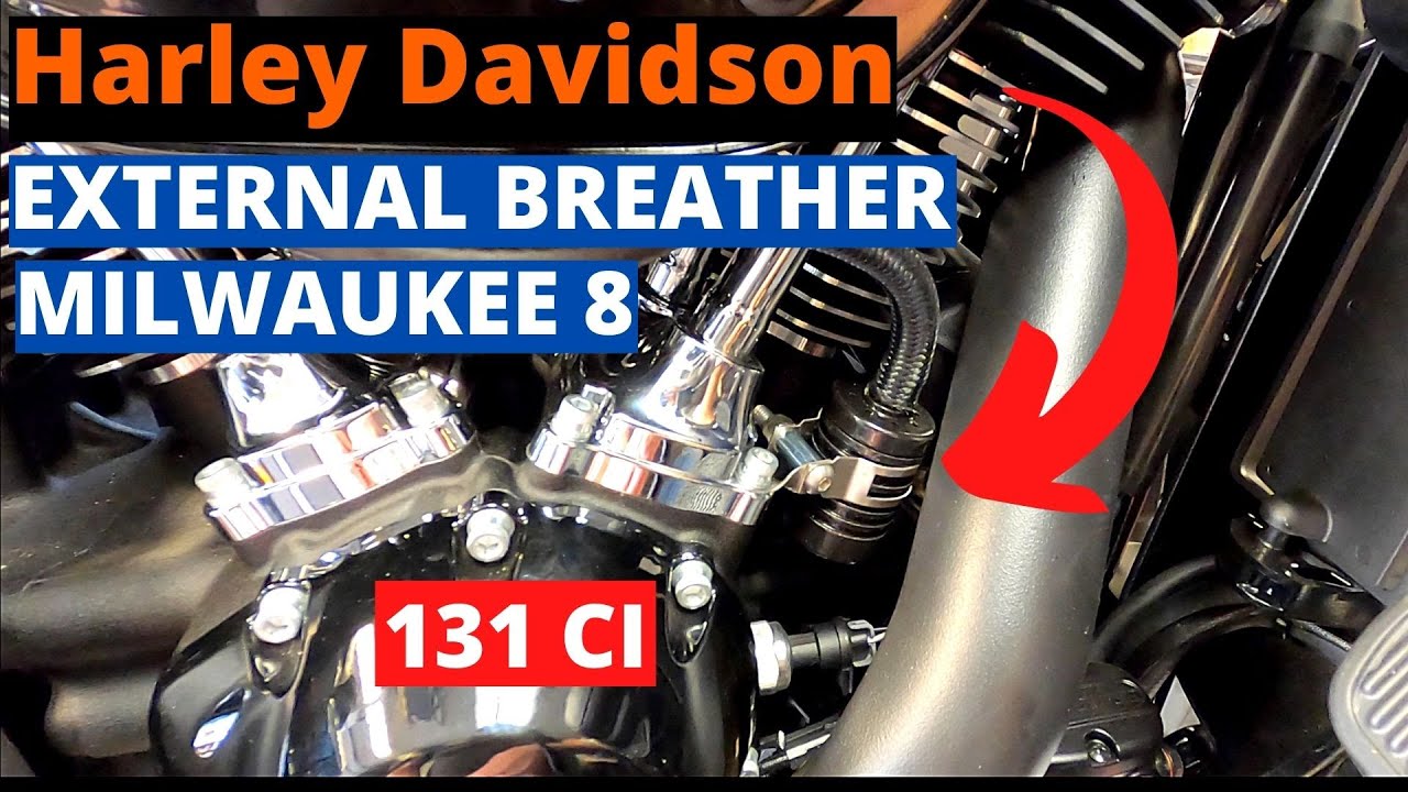 Установлен комплект внешнего сапуна DK Customs для Milwaukee Eight 2021 Road Glide Limited 131 CI