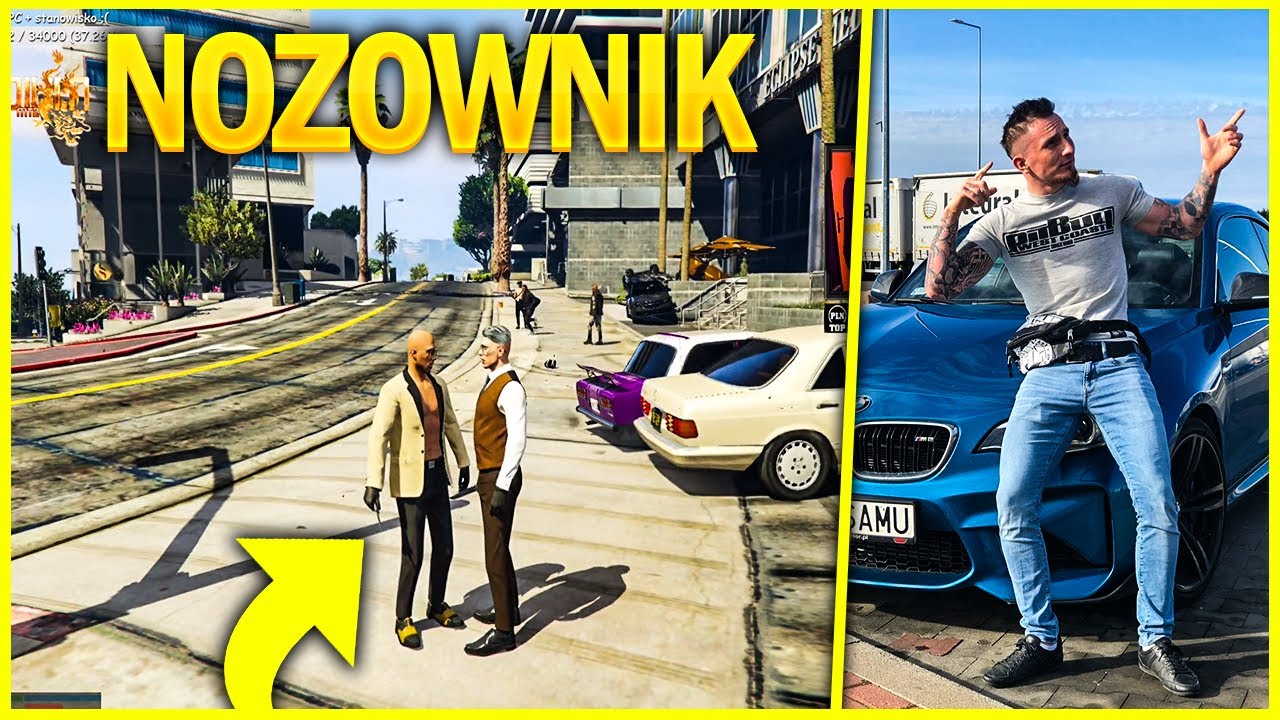 DYCHA NA USTAWCE Z NOŻOWNIKIEM !