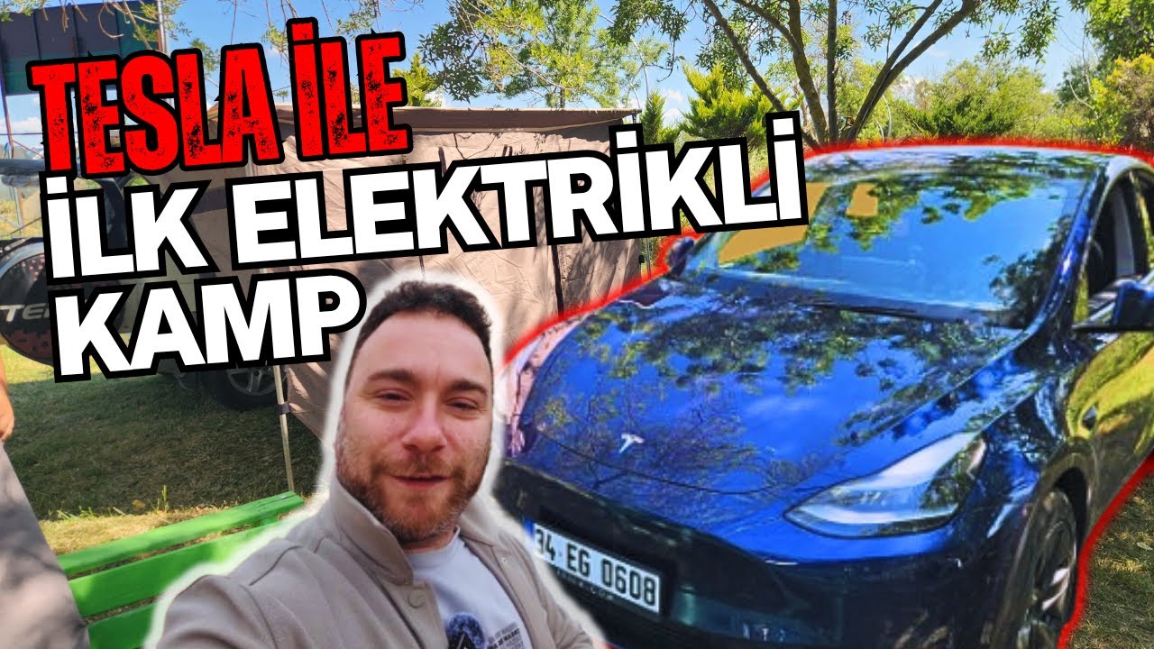 İlk Elektrikli Kamp Deneyimi | Tesla Kamp Modu Ger&ccedil;ekten İşe Yarıyor mu? #teslacamping #teslamodely