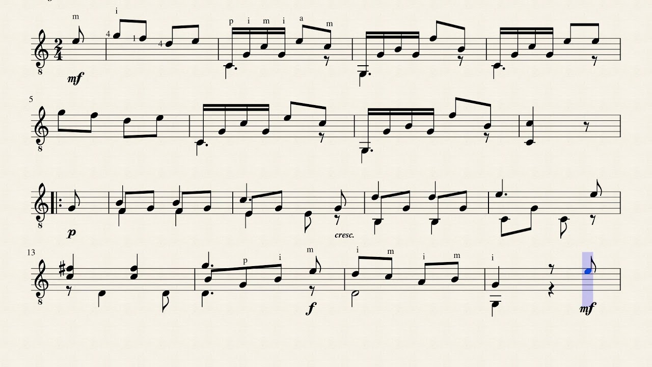 Allegretto-Matteo Carcassi