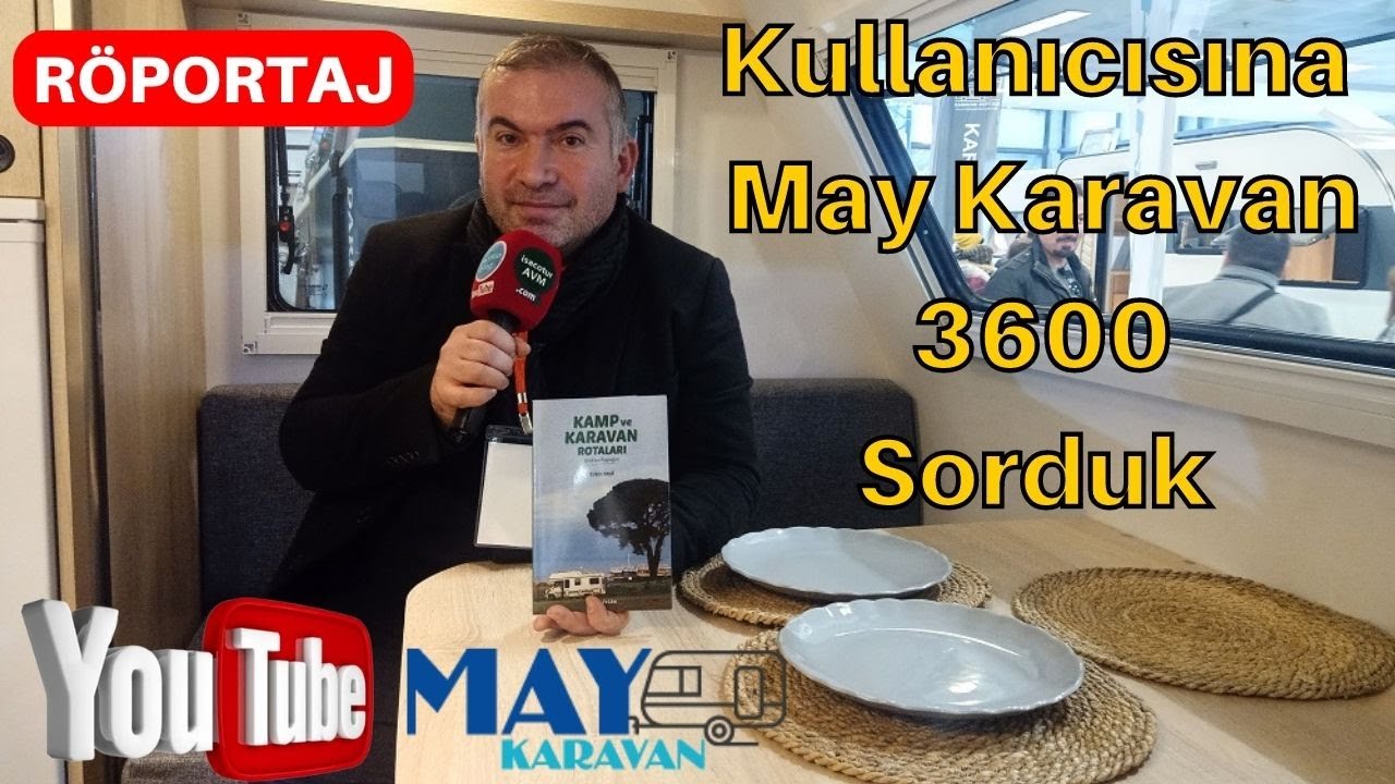 🔵Kullanıcısına May Karavan 3600 Sorduk 🟢MAY 3600 Karavan 4 Kişilik ⭐️Ankara Karavan Fuarı 2023