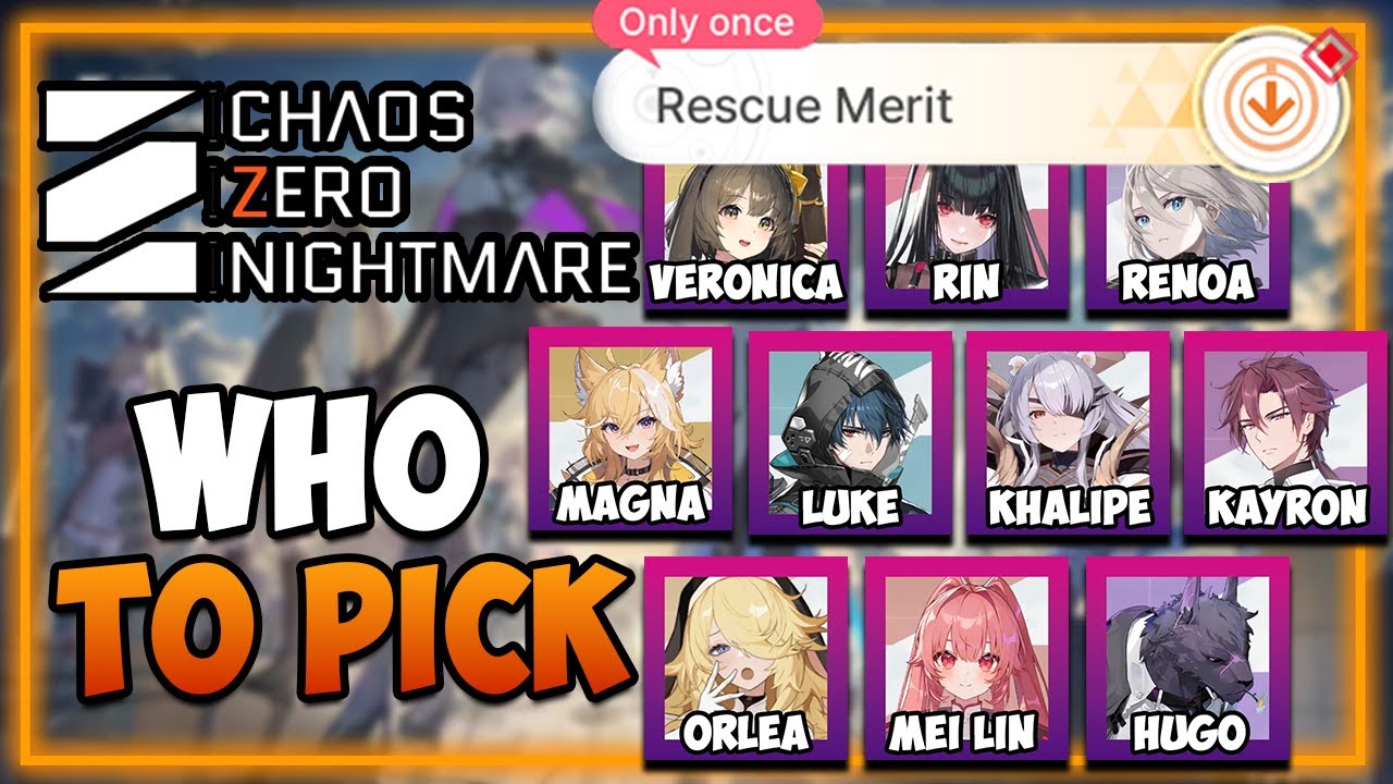 WHO to Pick from the 300 Summon SELECTOR in CZN I Chaos Zero Nightmare