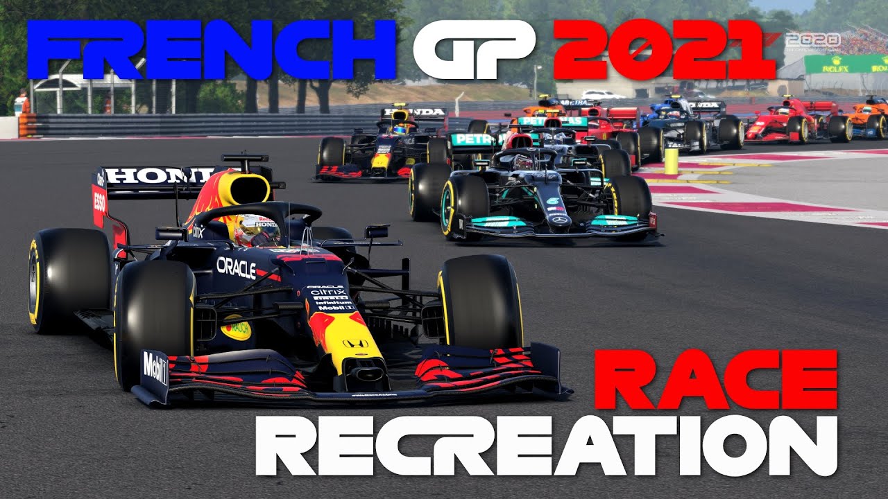 Recreating the 2021 French GP on the F1 2021 Game